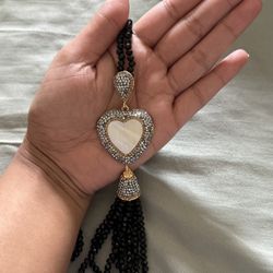 Black Heart Necklace 