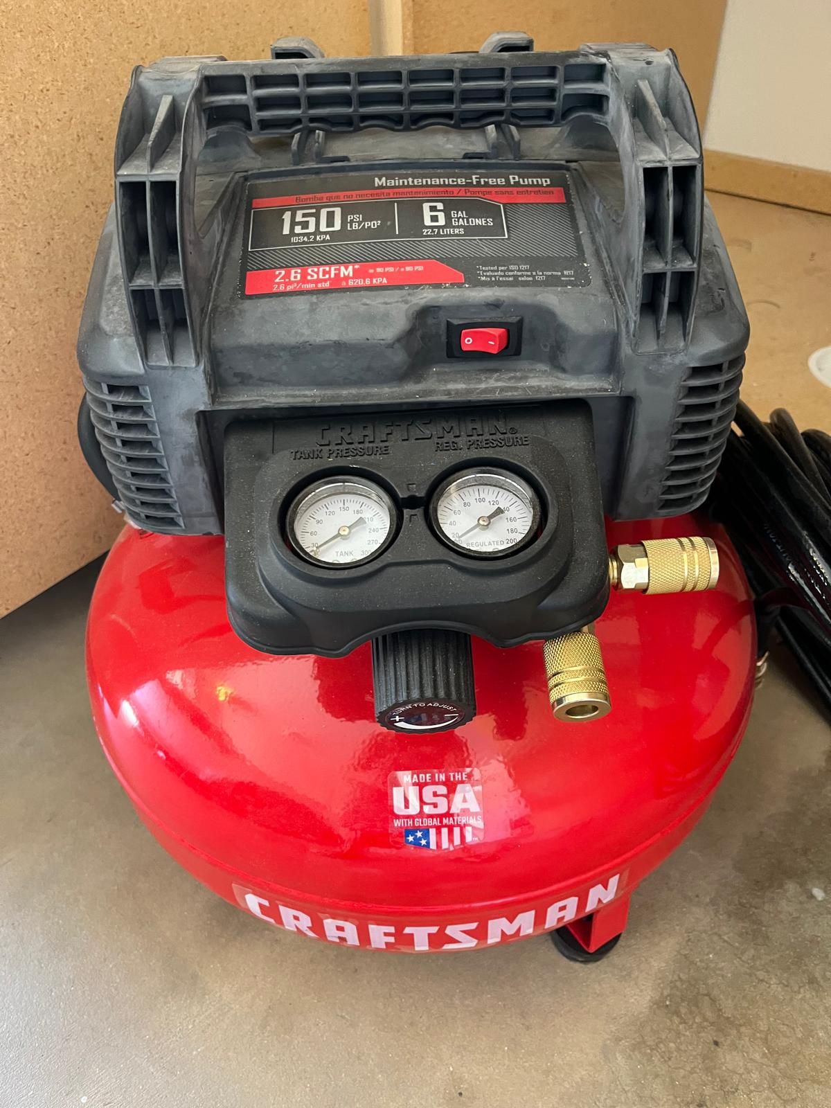 Craftsman Air Compressor And 3 Nail Guns