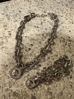 Micheal Kors chunky bracket and necklace