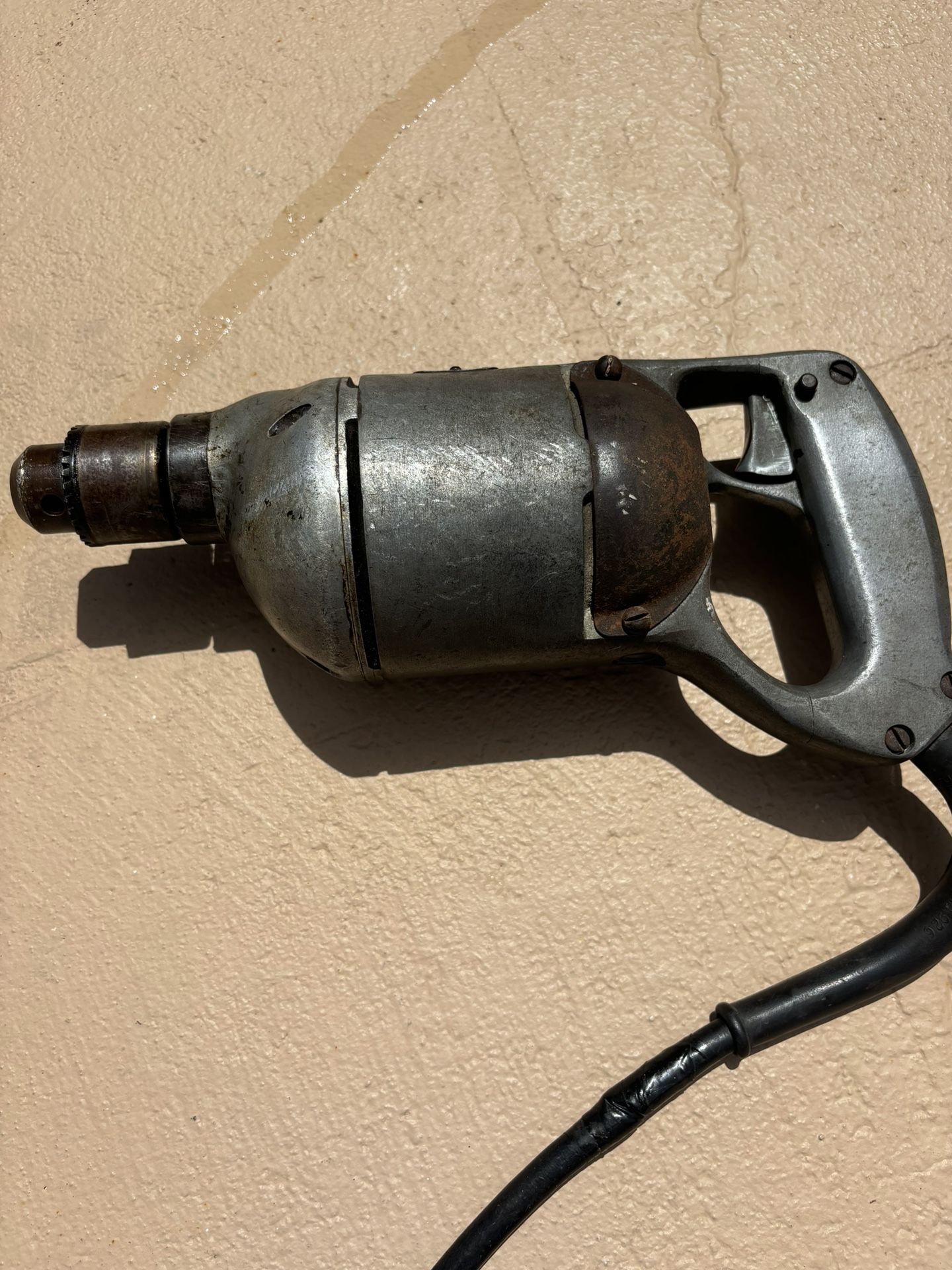 Vintage Black & Decker Drill Press With Drill
