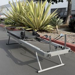 New Foldable Pilates Reformer Machine for Home and Gym 300 Ibs Cap