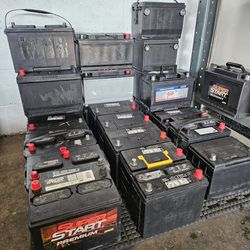 GROUP SIZE 24 27 34 78 65 35 51r 48 Truck SUV And Van BATTERY with Warranty. FIRM Price is $59.99 with core exchange.  Bateria Para Carro Camioneta 