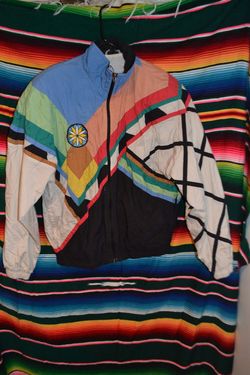 Vintage Multicolor Windbreaker Sz Small