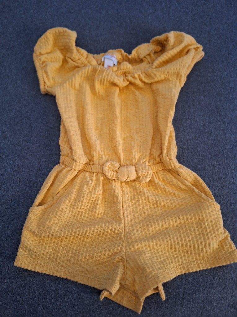 Toddler Yellow Romper