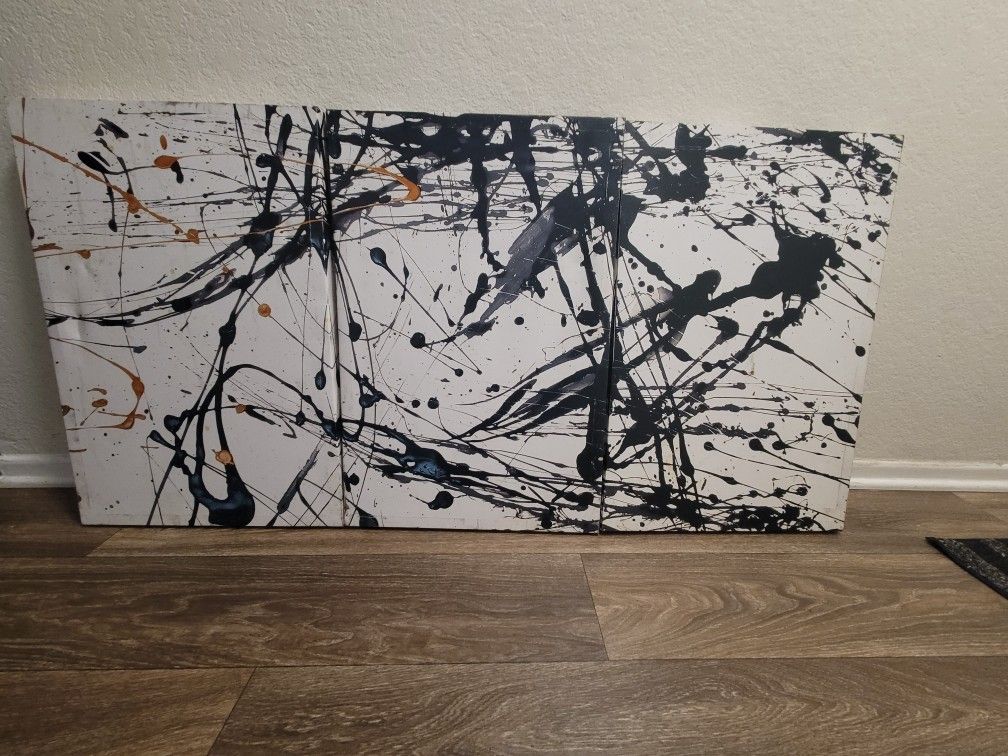 3 Piece Canvas Wall Art - Abstract Art