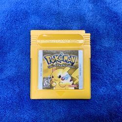 Original Vintage Nintendo Gameboy Pokemon Special Pikachu Edition  Yellow Version CASE ONLY Different Game Inside Gaming Gamer Collectors Adventure