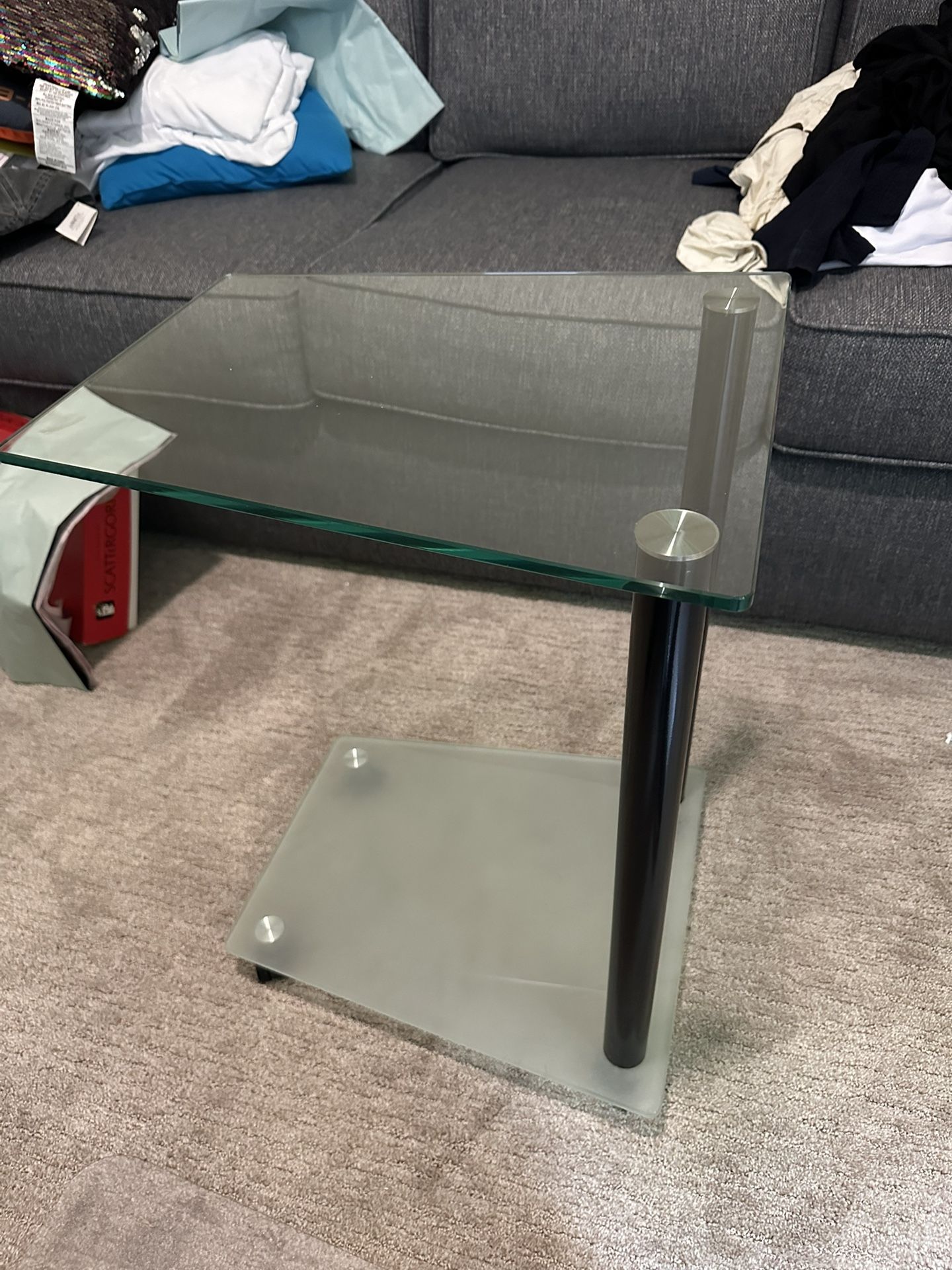 Glass End Table