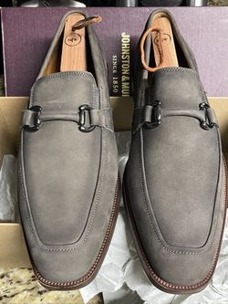 Men - Size 9.5 Gray Loafer Dress Shoes