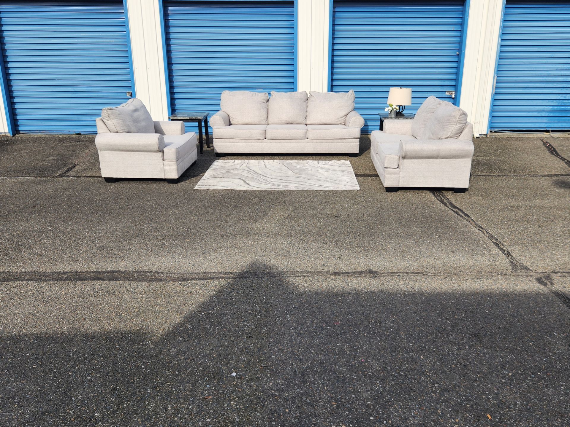 Sofa Loveseat Chair End Tables Set FREE DELIVERY