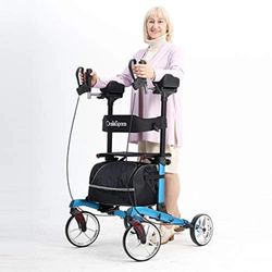 2025 OasisSpace Upright Walker - Tall Walker w 10” Front Wheels Stand Up 450 LBS