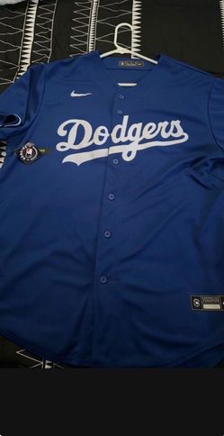 XL BLUE dodgers jersey.