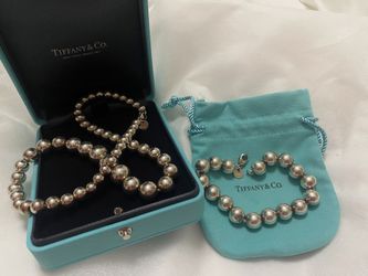 Tiffany HardWear Ball Necklace & Bracelet in Sterling Silver