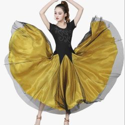 Black & Gild Ballroom Gown (4 Total)