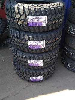New 33x12.50/20