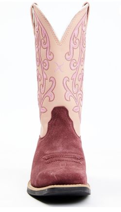 Beautiful square toe cowgirl boots size 9 TWISTED X