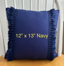 Navy Accent Pillow.