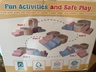 6-Piece Foam Climbing Blocks for Toddlers