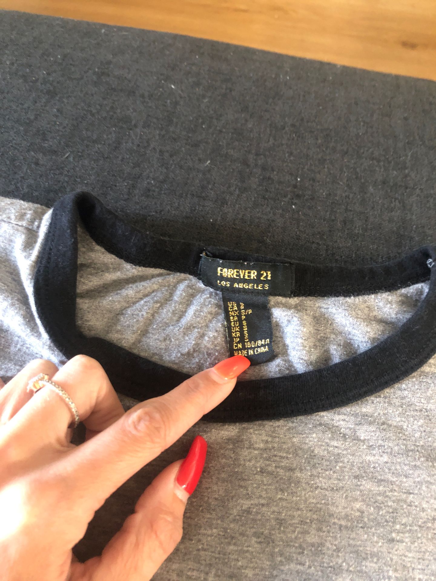 Size small crop top