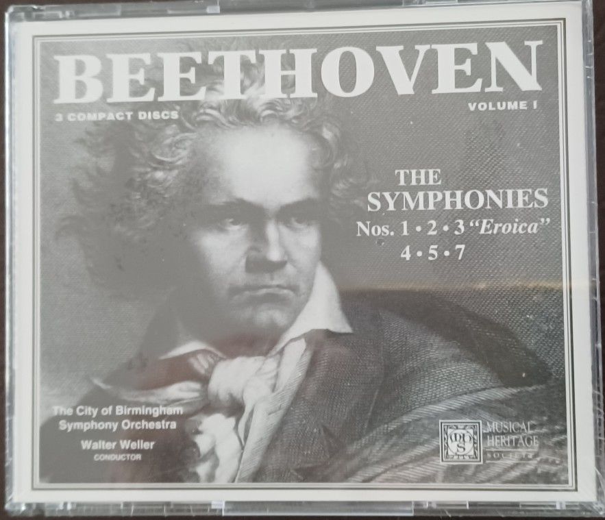 BEETHOVEN Volume 1 The Symphonies - Nos. 1 2 3 "Eroica" 4 5 7 ~ 3 CDs ~ New