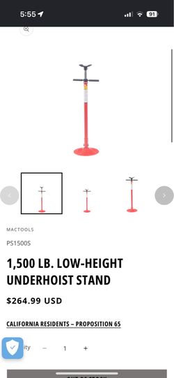 Mac tools pole jack