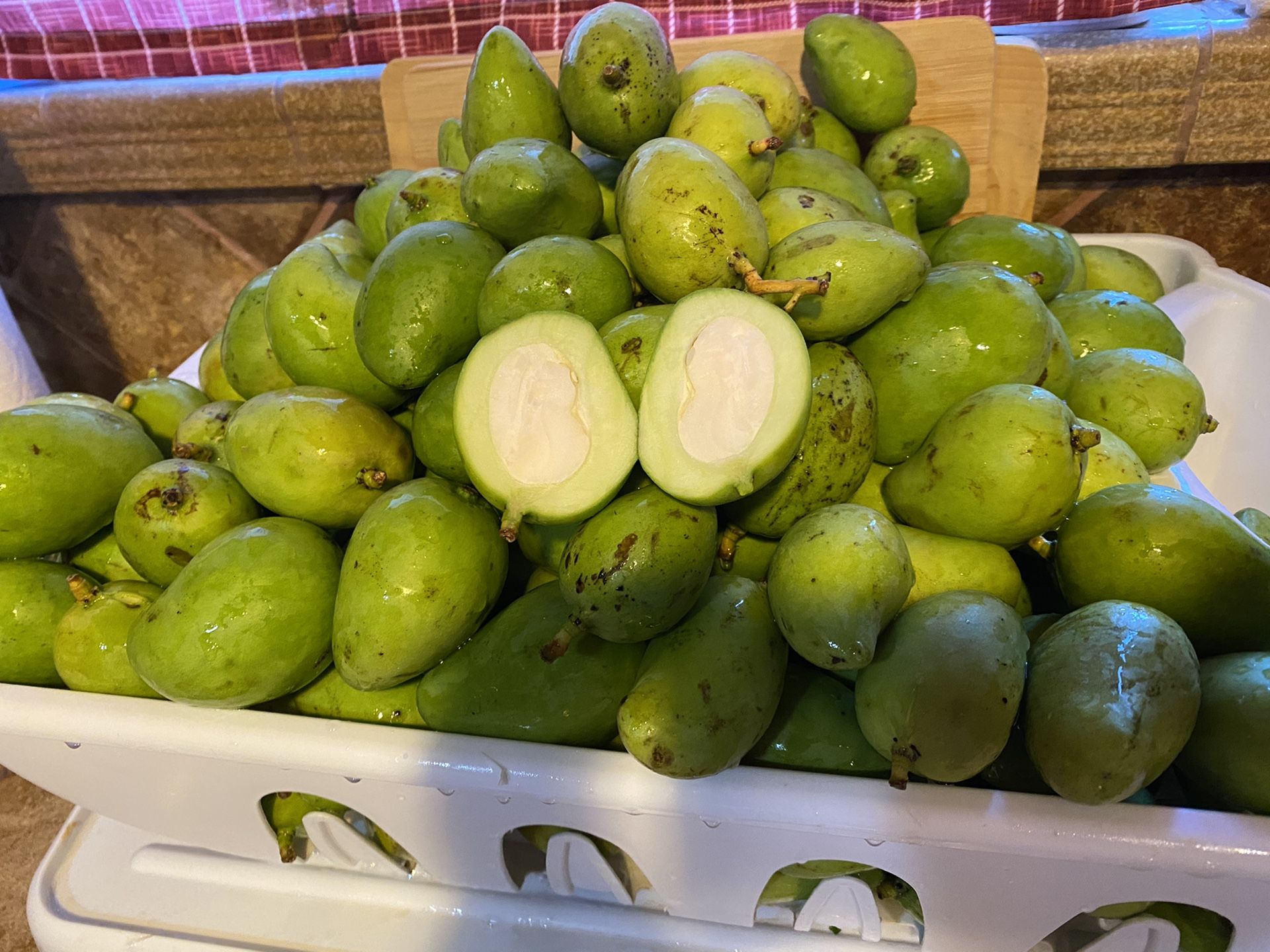 Mango verde tierno