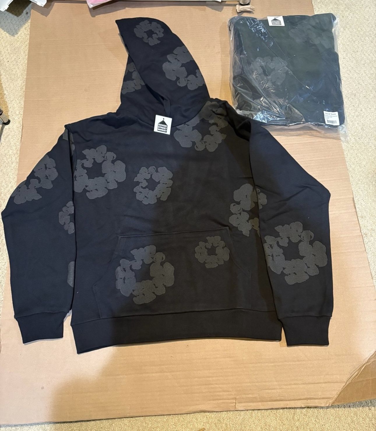 Black Denim Tears Hoode, Brand New Sells Fast