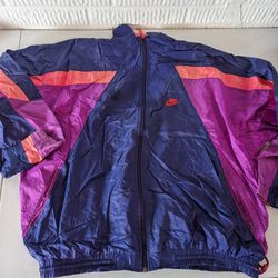 Nike Air Jacket Windbreaker Size L Vintage Retro Jacket