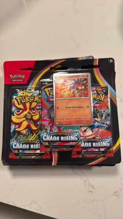 Pokémon Mega Evolution Chaos Rising 3-Pack Blister