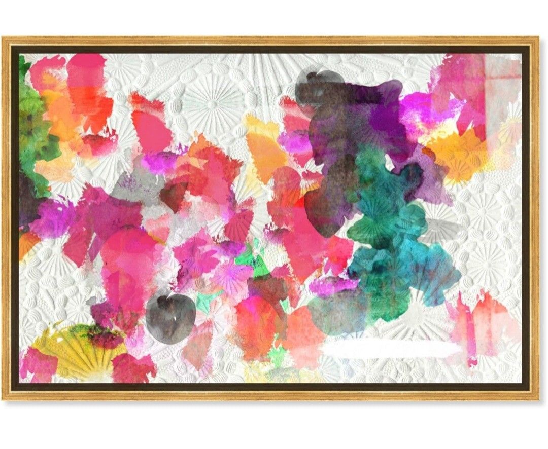 The Oliver Gal Artist Co. Abstract Wall Art Framed Canvas