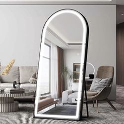 Led Arch Full Length Standing Mirror