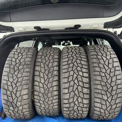  New Summitomo Ice edge Studded Winters 205/50/17