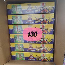 Lot of 6 Pokemon Trading Card Game: Battle Academy