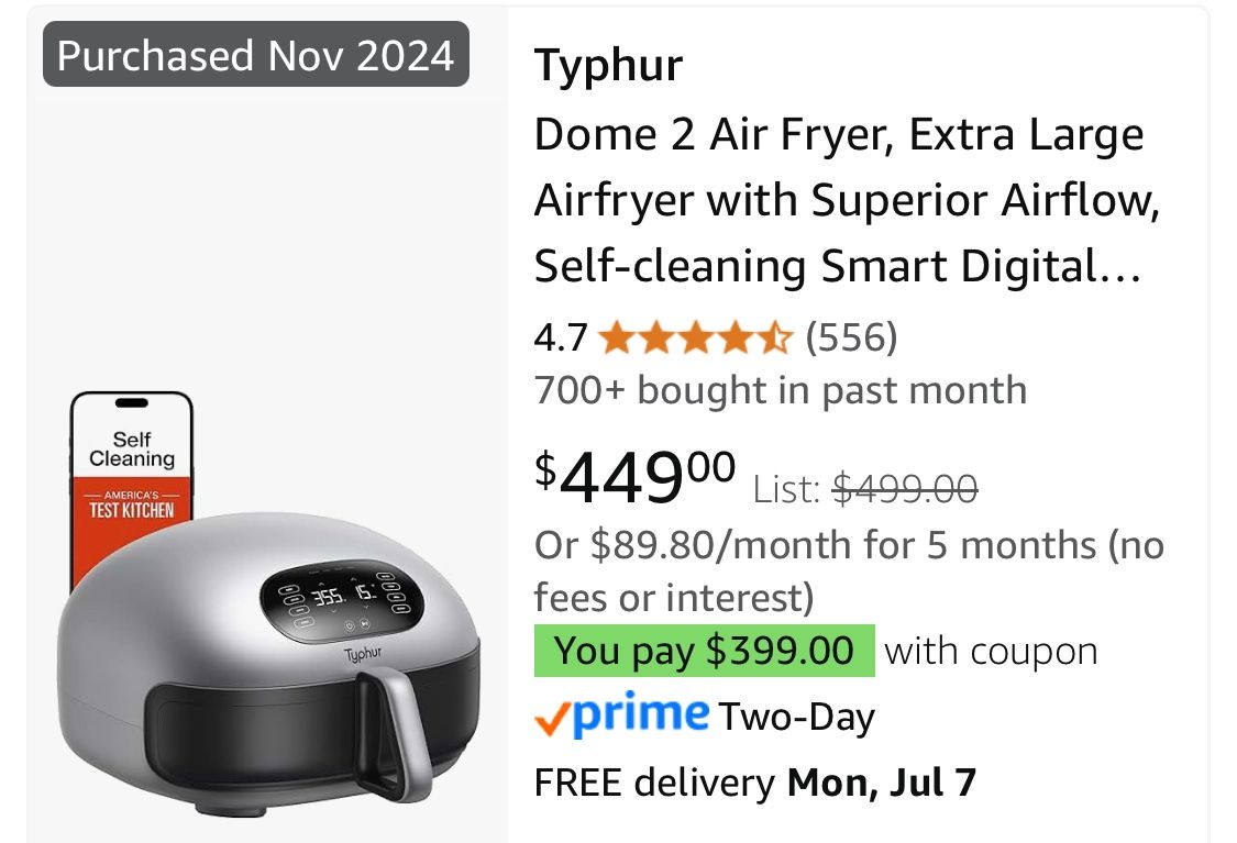 Typhur Air Fryer