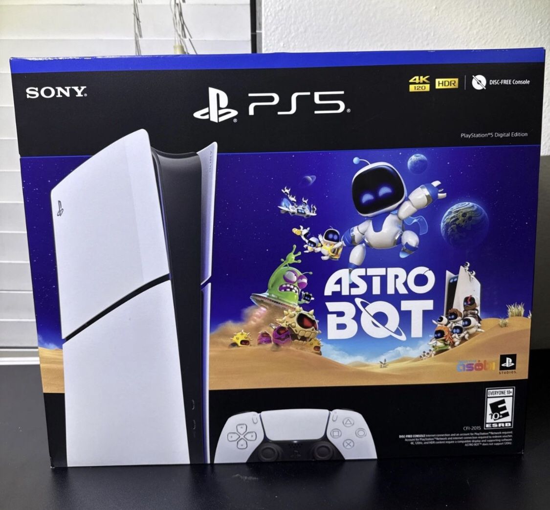 Ps5 PlayStation 5 Astro bot digital bundle floor model