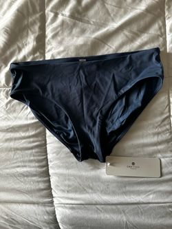 Navy Blue Bathing Suit Bikini Bottoms