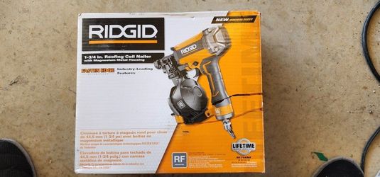 RIGID 1-3/4" Roofing Coil Nailer (2 Available)