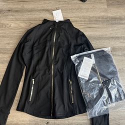 Black And Gold Lululemon Define Jacket