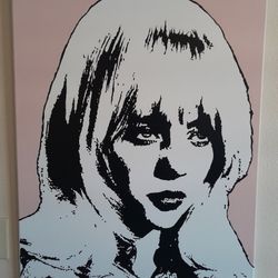 Billie Eilish Painting 