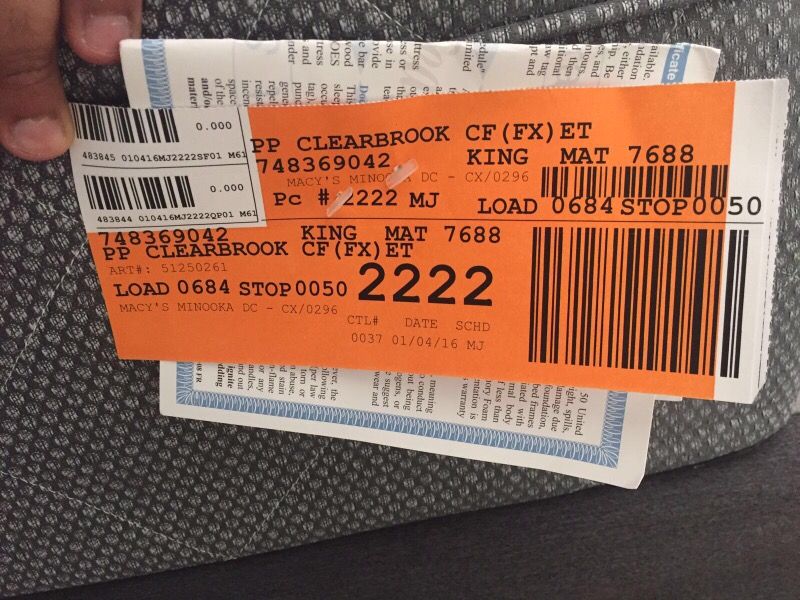 King size matters with box & frame