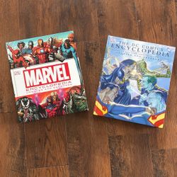 DK Marvel encyclopedia And DC Comics 