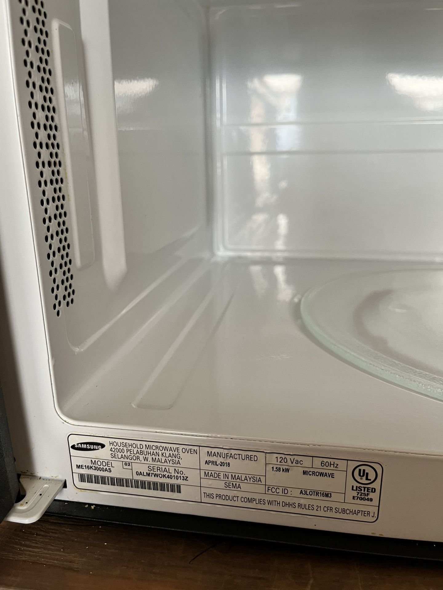 Brand New Over The Range Microwave 