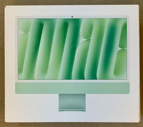 🔥🔥🔥 Apple 24" iMac M4 2024 Current Model Nearly New In Box w/ Trackpad