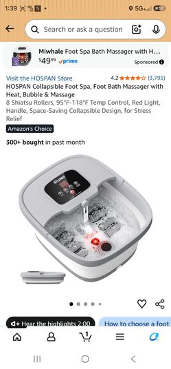 Foot masager Spa