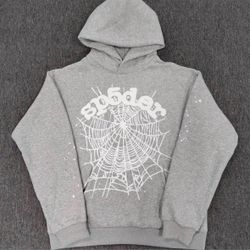 Grey Spider Hoodie 