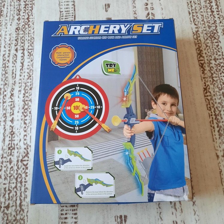 Kids Bow And Arrow Set With Targets