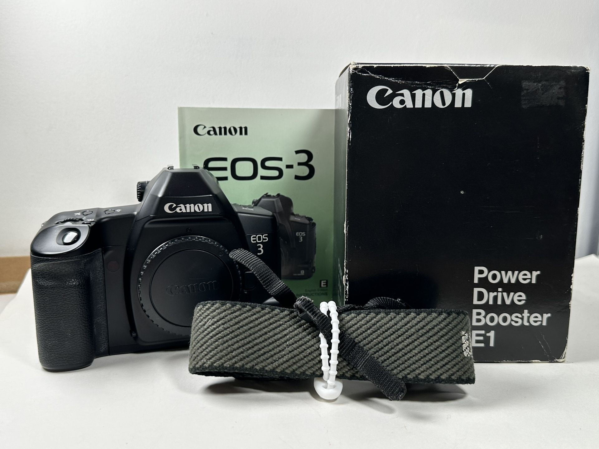 Canon EOS 3 35 mm With Power Drive Booster E1