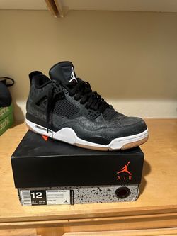 Jordan 4 black and white gum