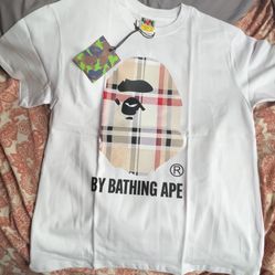 BAPE A Bathing Ape Check by Bathing Tee T-Shirt