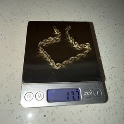 14K Rope Bracelet 