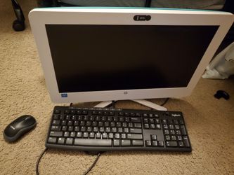 Like new ho computer. Bought last year and maybe used for a total of 10 to 12 hrs. Works great, has web cam, mouse and keyboard. My son never uses it